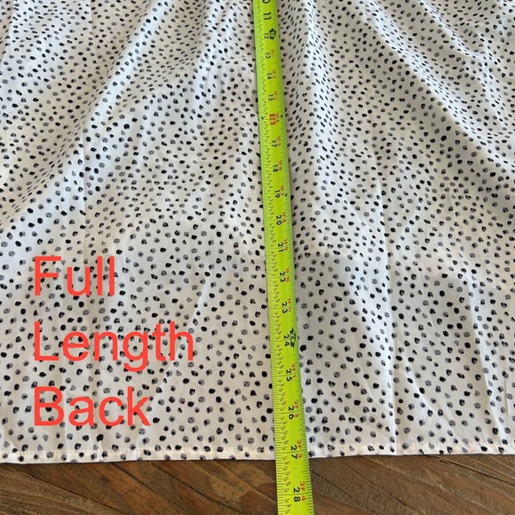 ASTR The Label Cream Olive Multi Dot Print Button Up Shirt Blouse Size Med NWT - Picture 11 of 13